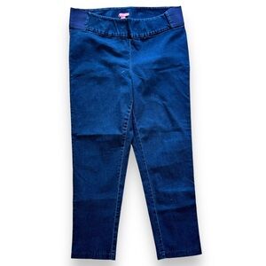 Woman Within Maternity Size 16WP Side Panel Blue Denim Jeans